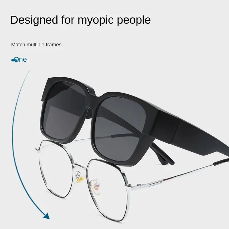 Fishing Sunglasses Polarized - Fashion Polarized Sunglasses Cover Over Myopia