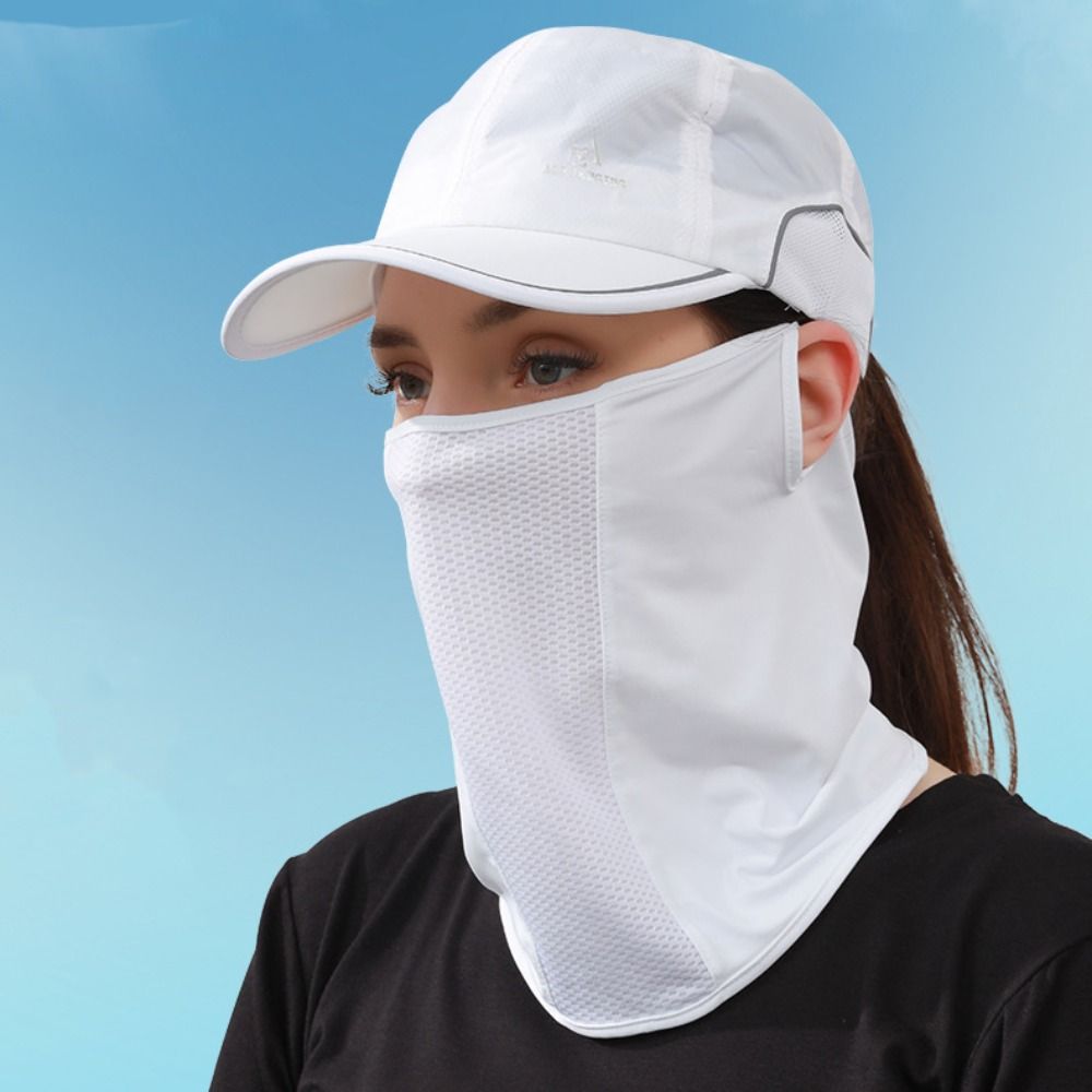 Solid Color Ice Silk Mask UV P - Fishing Mask Sun Protection review and price