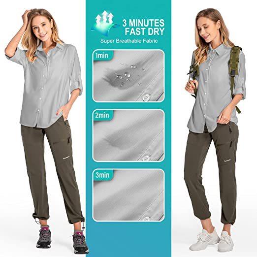 Women's Long Sleeve Sun Protec - Fishing Shirt Uv Protection review and price