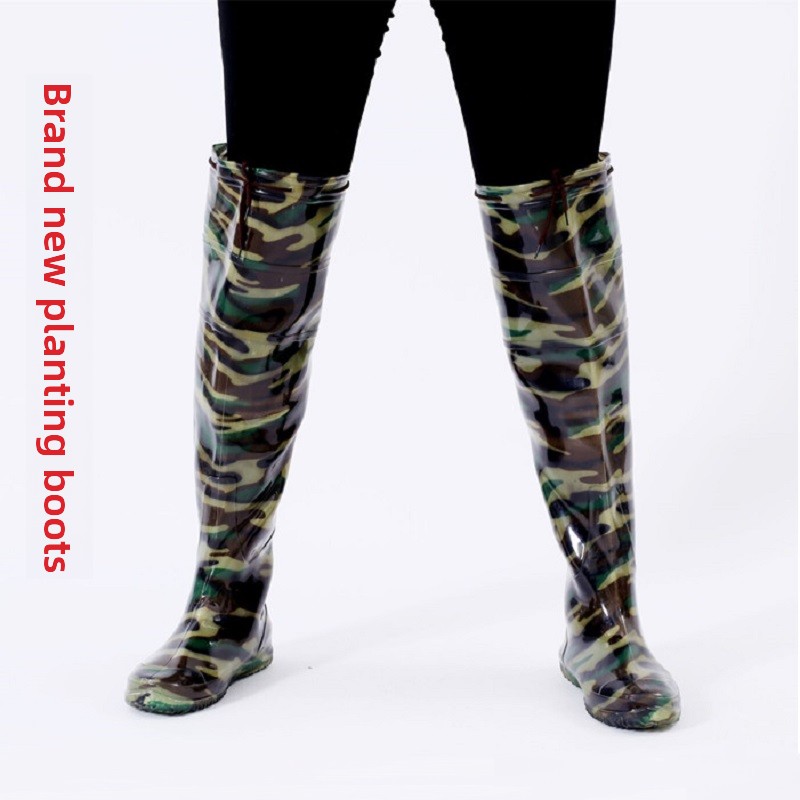 New Men's Long Tube Rain Boots - Fishing Boots review and price