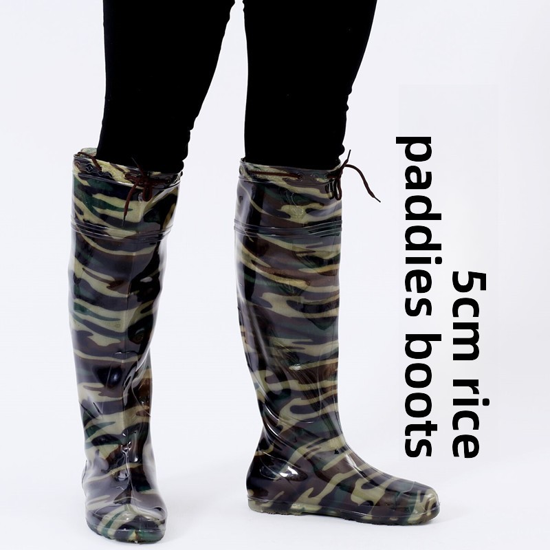 New Men's Long Tube Rain Boots - Fishing Boots review and price