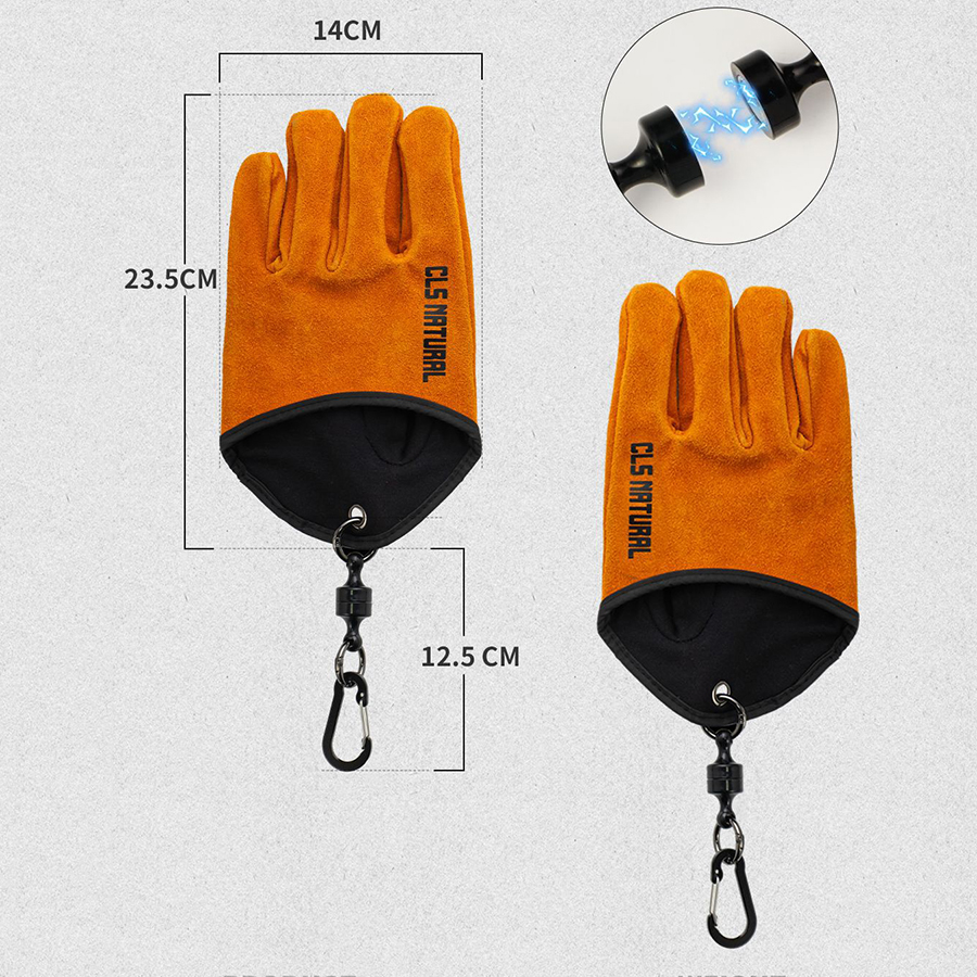 Heat Resistant BBQ Gloves Cowh - Fishing Gloves review and price