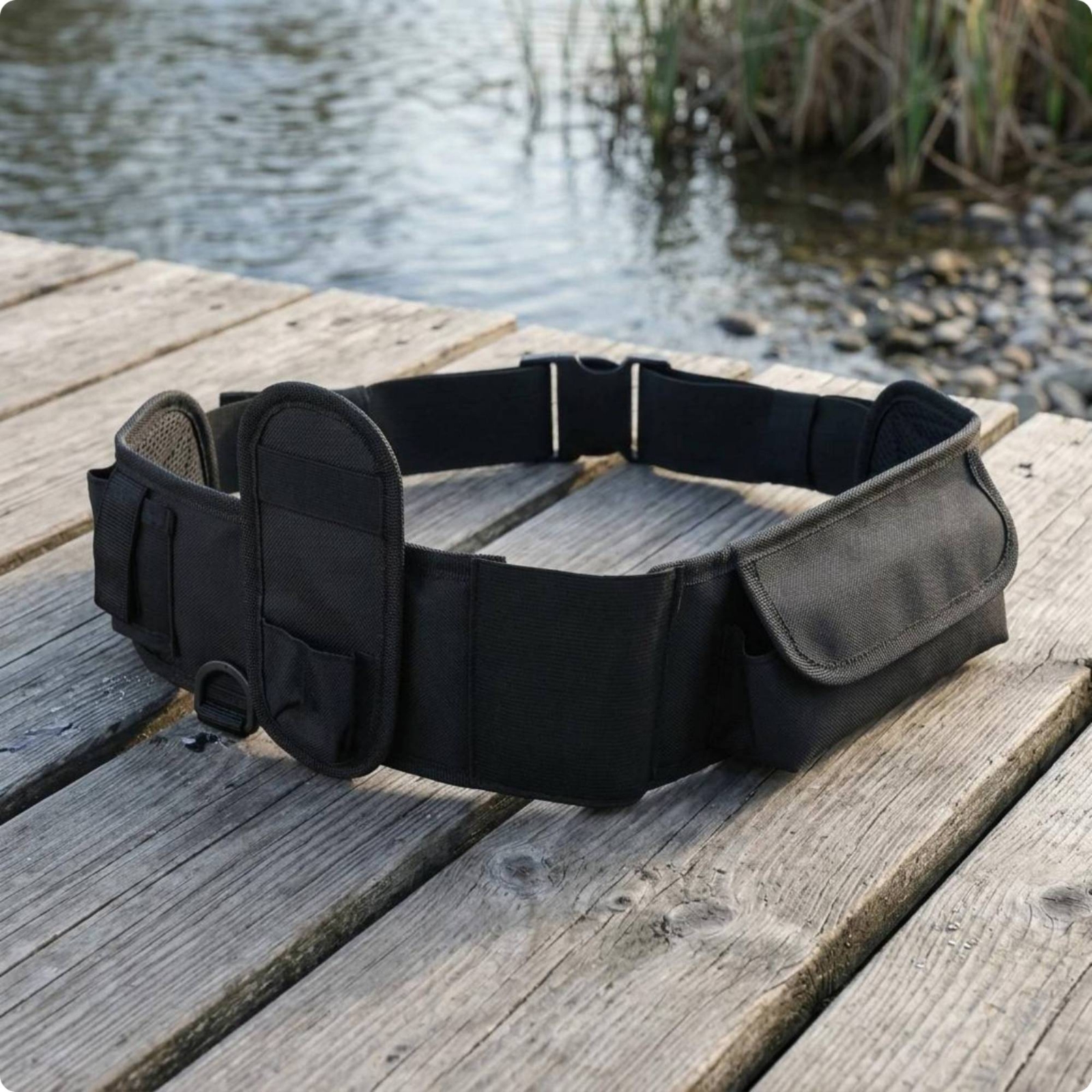 Fishing Waist Bag Buckle Closu - Fishing Belt review and price