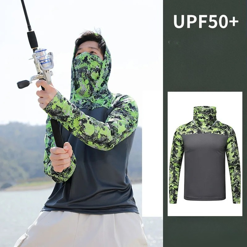 Fishing Shirt Hooded Men Sunsc - Fishing Hoodie review and price