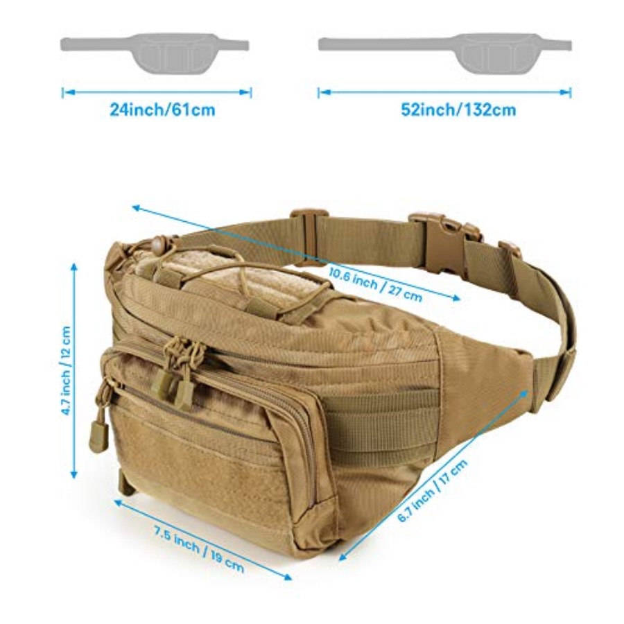 Tactical Fanny Pack, Military  - Fishing Belt review and price