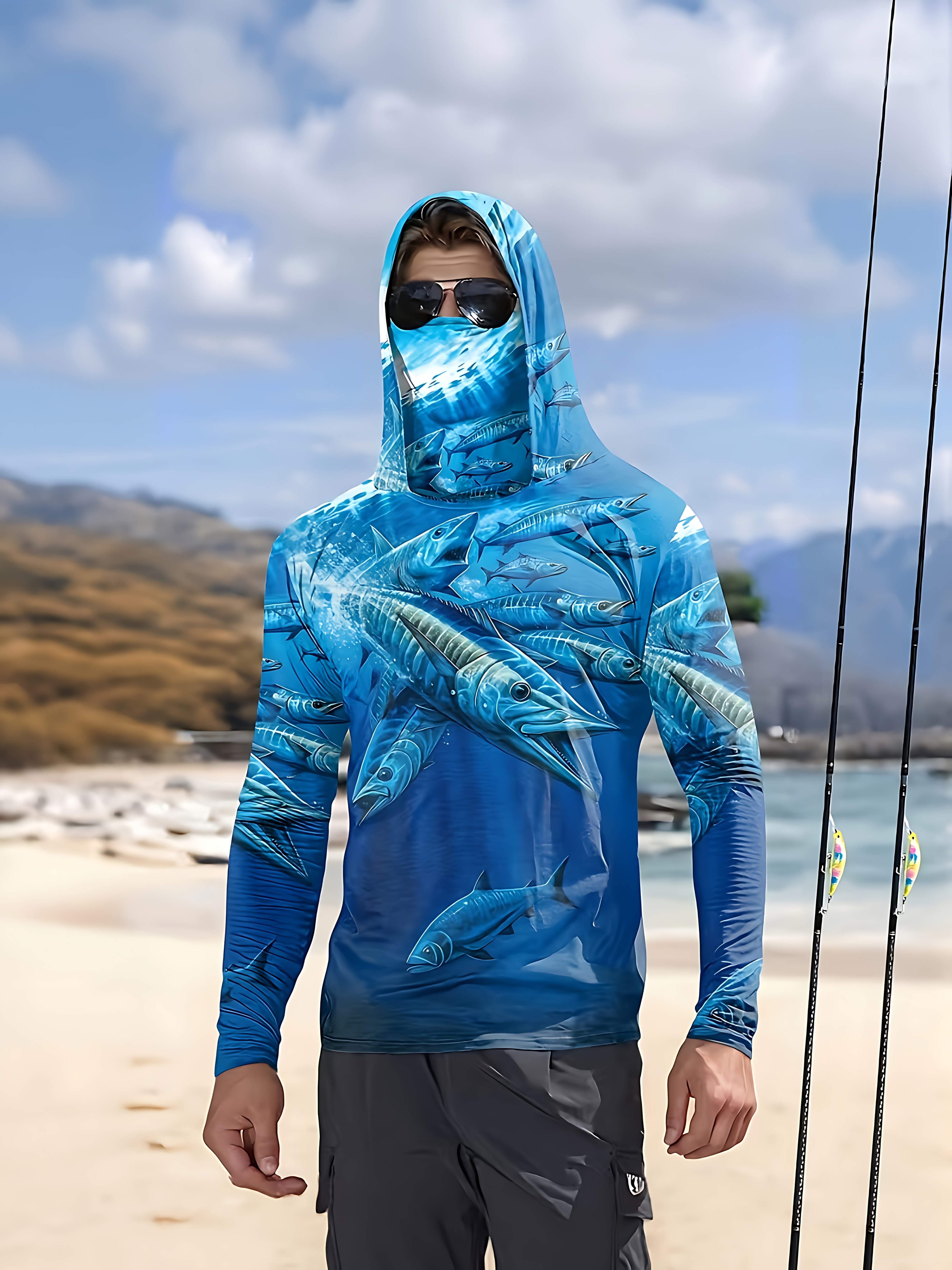 Fishing Shirt Hooded Men Fishi - Fishing Hoodie review and price