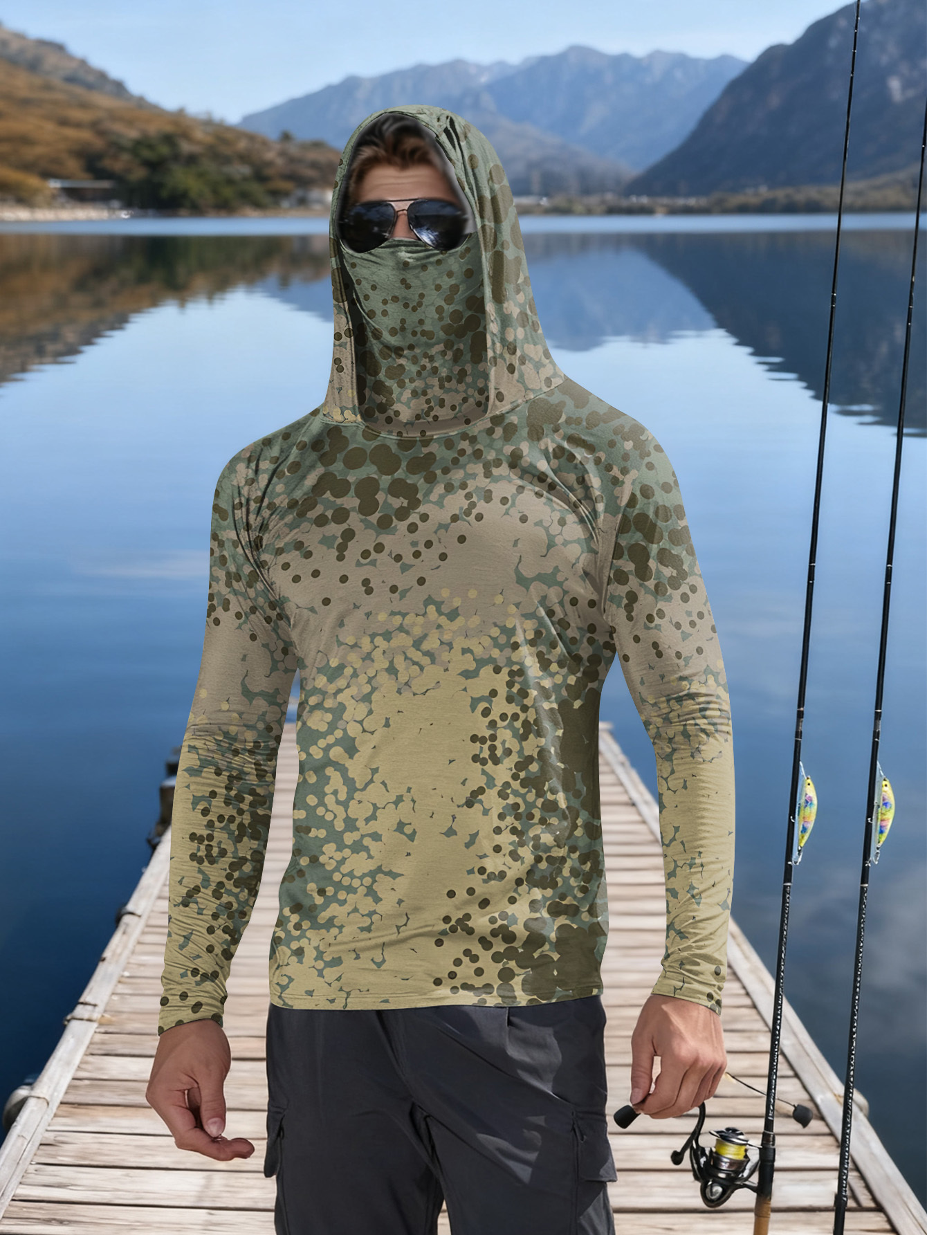 Men's Fishing Hooded Long-Slee - Fishing Hoodie review and price