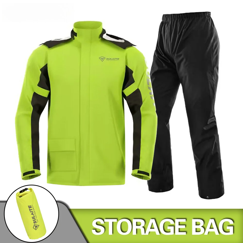 Motorcycle Raincoat Suit Rains - Fishing Rain Suit review and price