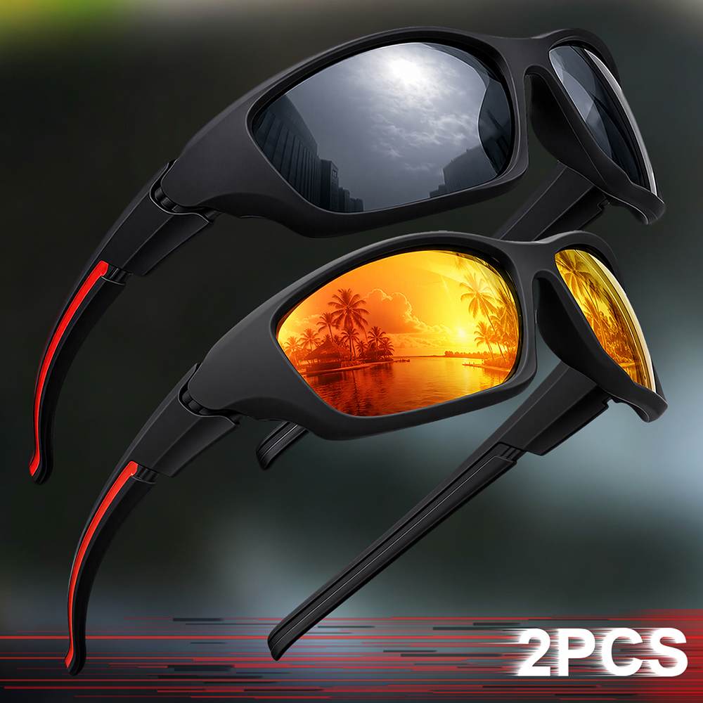 2pcs Advanced Cool Fantasy Pol - Fishing Sunglasses Polarized review and price