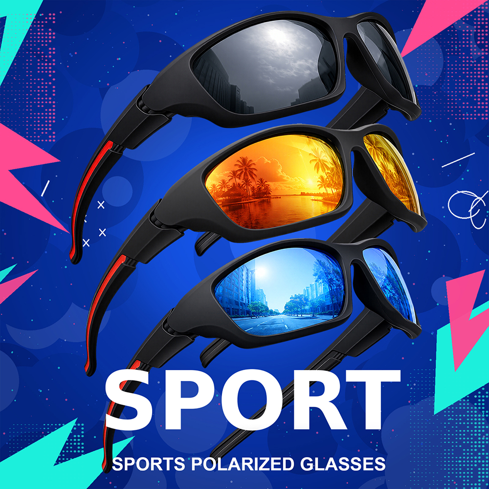 2pcs Advanced Cool Fantasy Pol - Fishing Sunglasses Polarized review and price