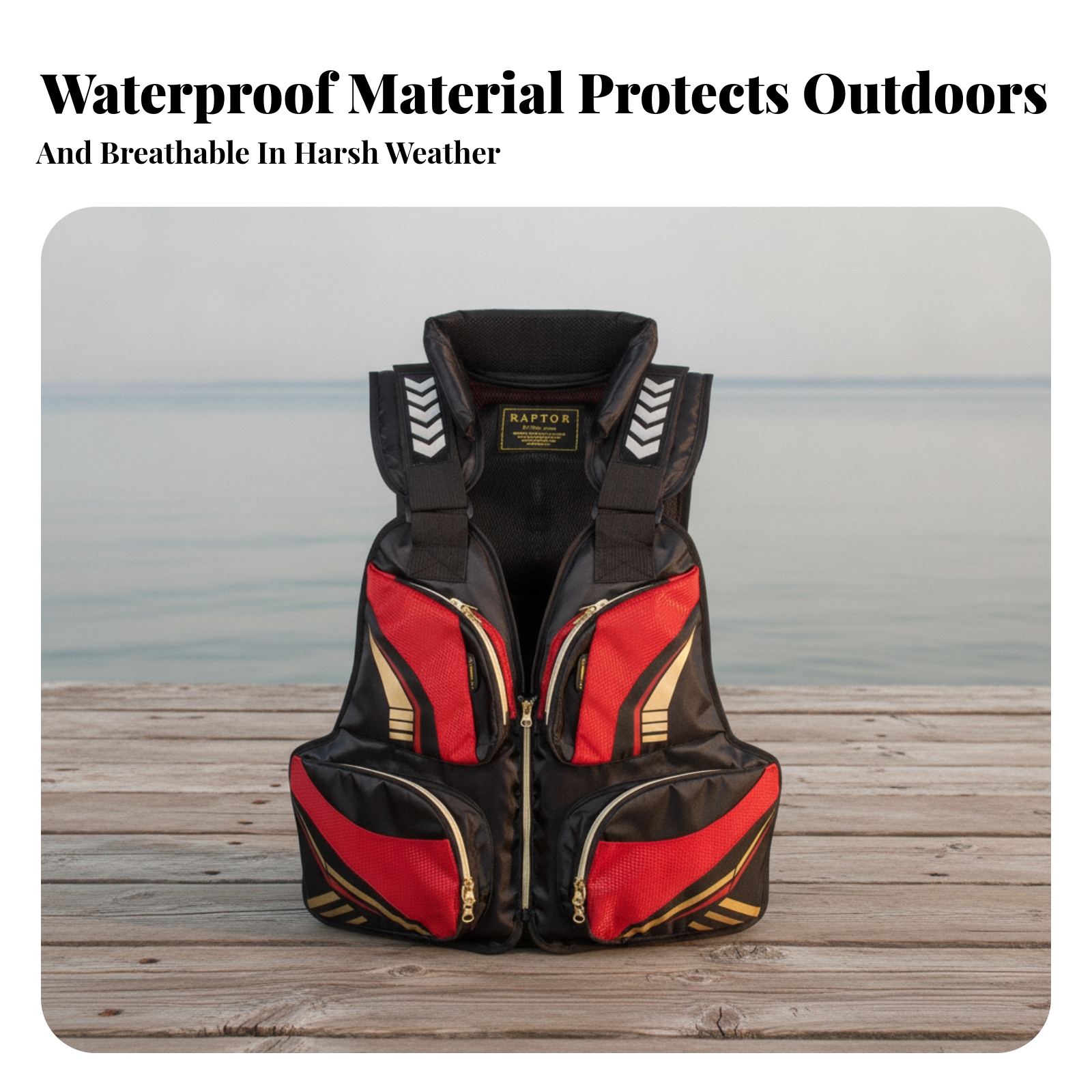 Fishing Life Vest Sleeveless Z - Fishing Vest review and price