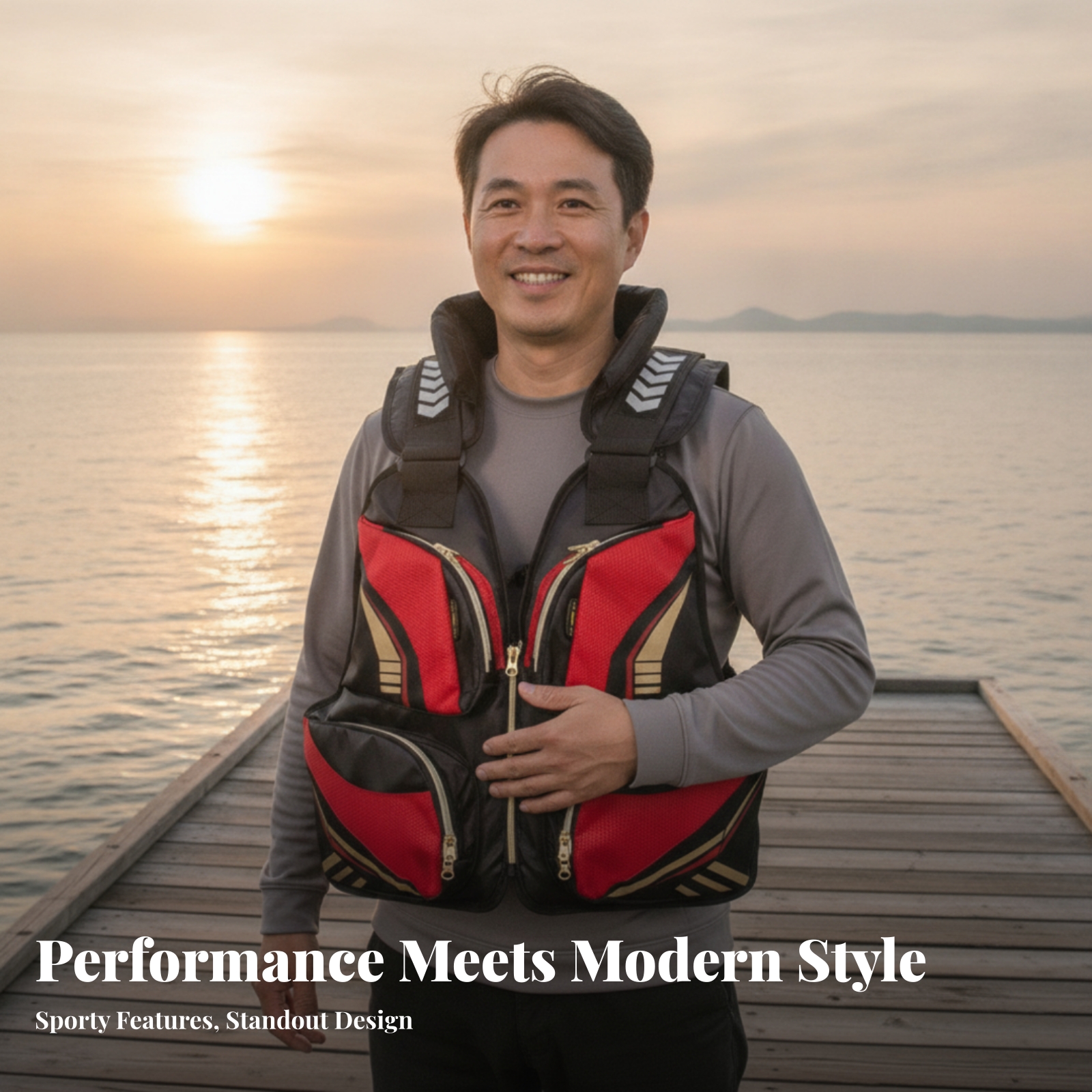 Fishing Life Vest Sleeveless Z - Fishing Vest review and price