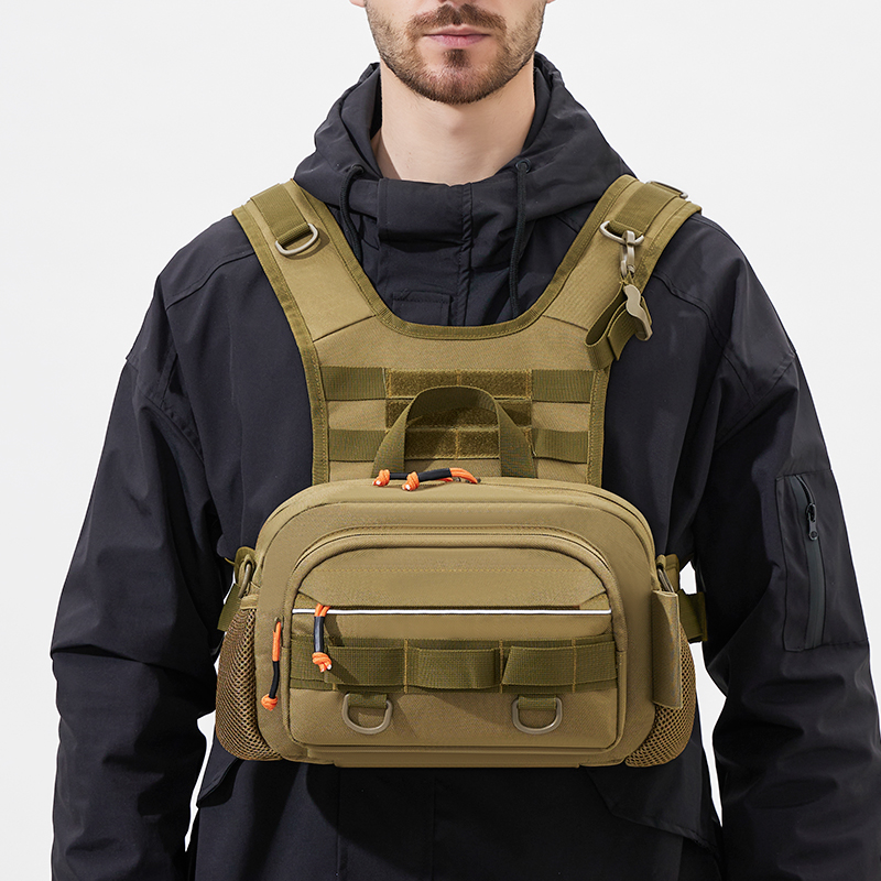 Men Chest Bag Tactical Fishing - Fishing Vest review and price