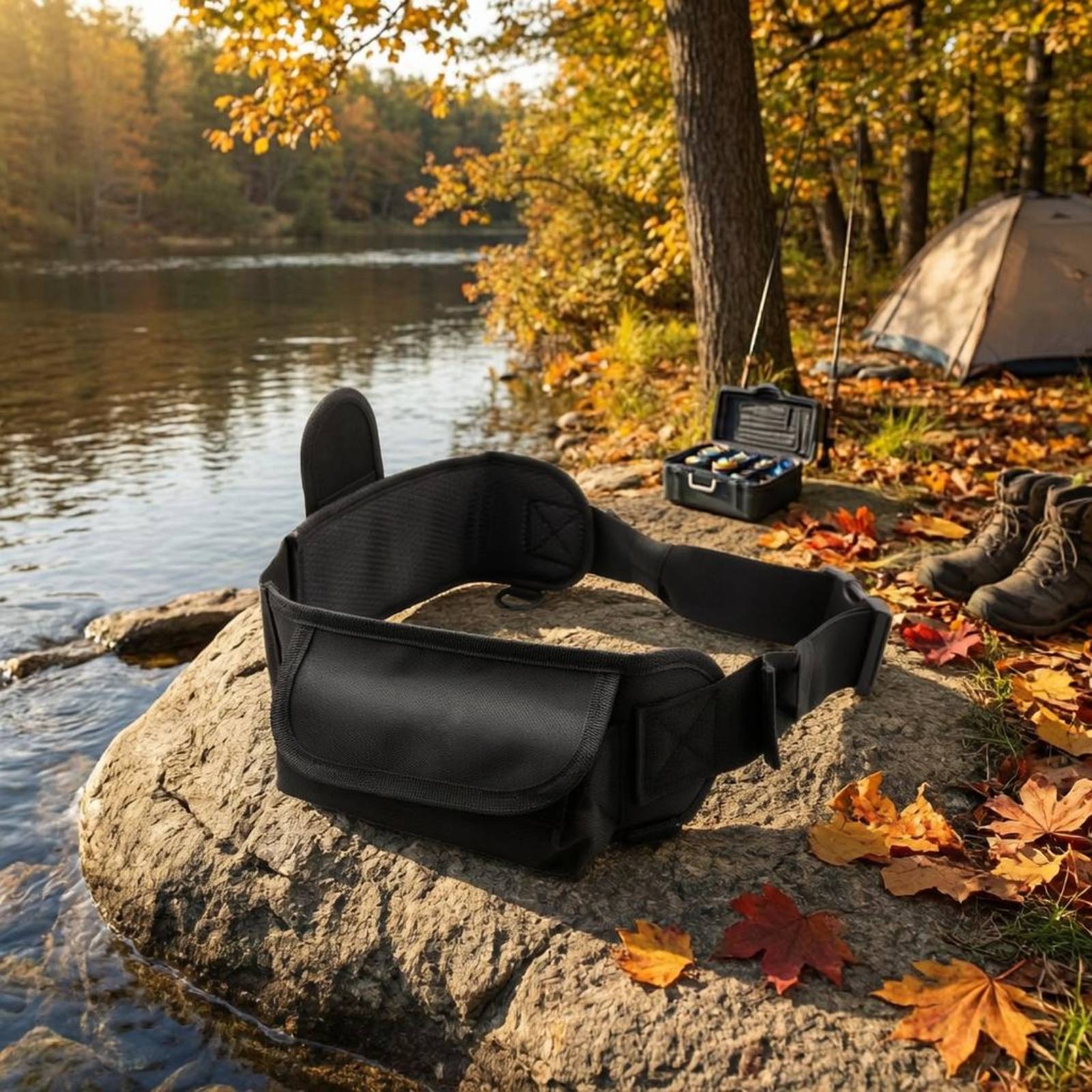 Fishing Waist Bag Flap Pockets - Fishing Belt review and price