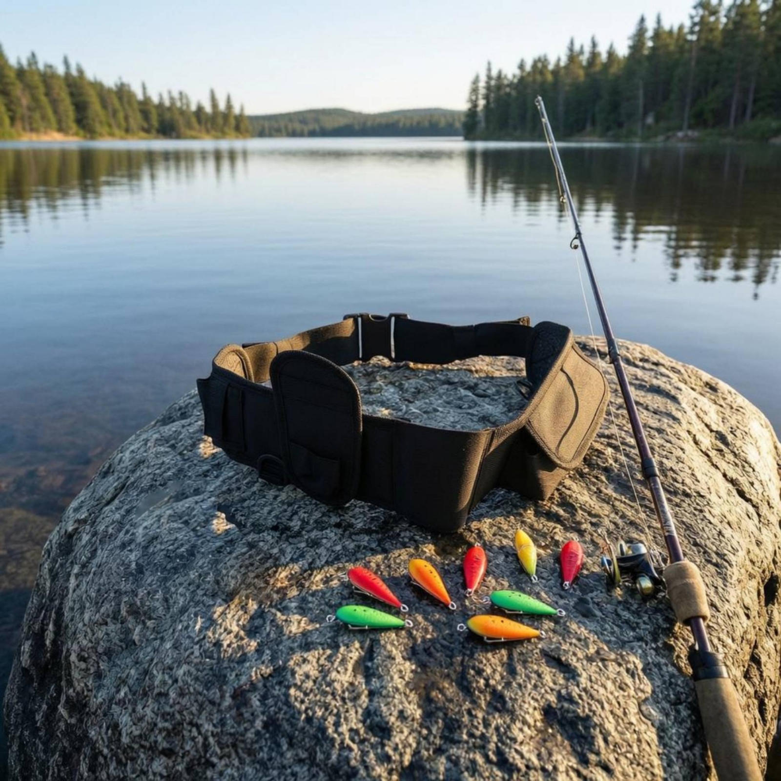 Fishing Waist Bag Flap Pockets - Fishing Belt review and price