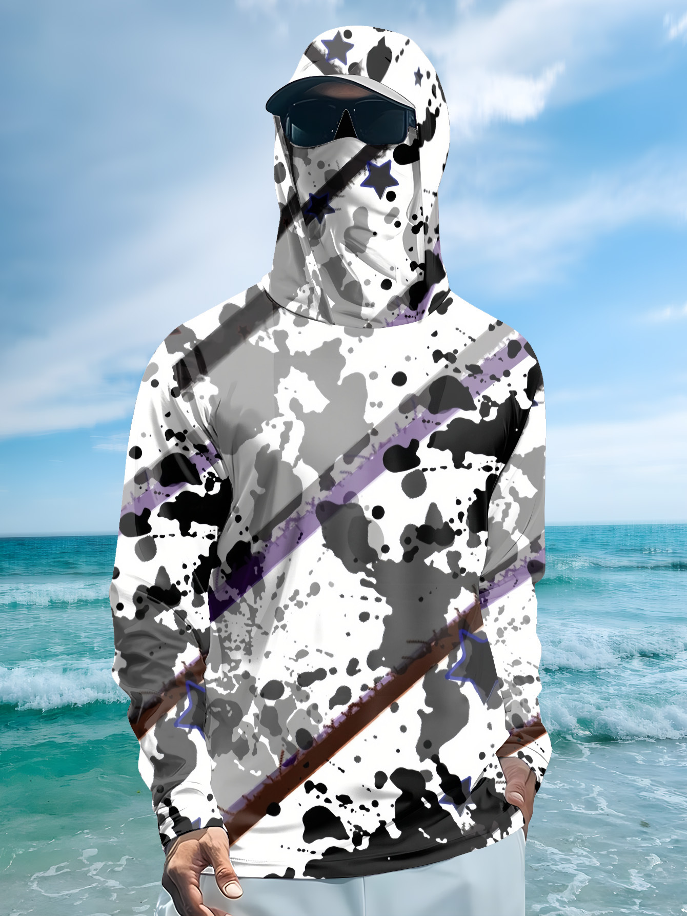 Men Hood Fishing Shirt long sl - Fishing Hoodie review and price