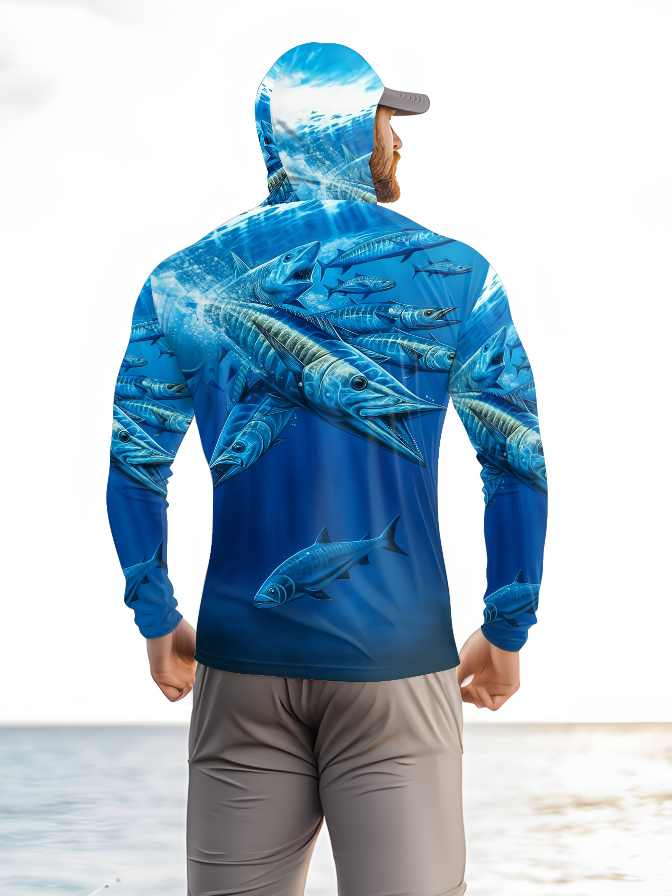 Men Hood Fishing Shirt long sl - Fishing Hoodie review and price