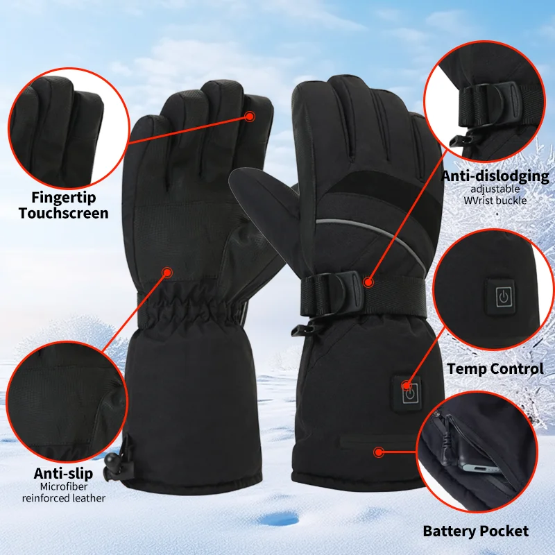 USB Rechargeable Heated Motorc - Fishing Gloves review and price